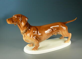 Статуэтка "Такса коричневая"