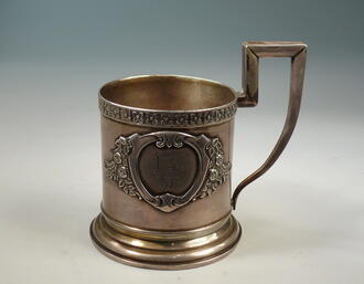 Подстаканник с монограммой "ЕА"