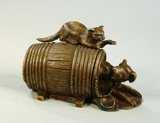 Спичечница "Кот с собакой"