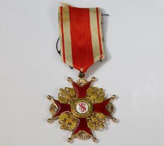 Знак ордена "Святой Станислав" III степени