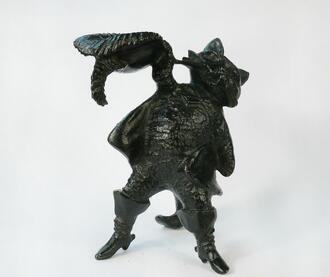 Подсвечник "Кот в сапогах"