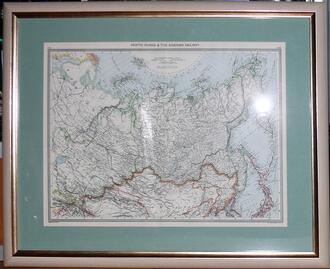Карта "Asiatic Russia & The Siberian Railway"