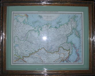Карта "Asiatic Russia & The Siberian Railway"