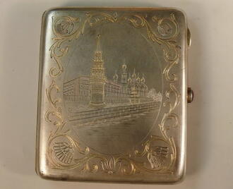 Портсигар "Московский Кремль"