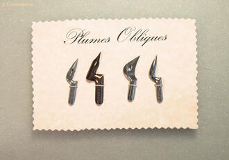 Набор перьев "Plumes Obliques"