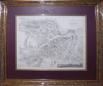 Карта "St. Petersbourg" 