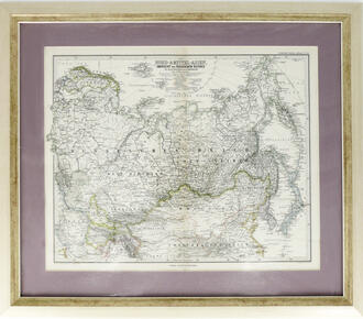 Карта "Российская Империя". 1881 год